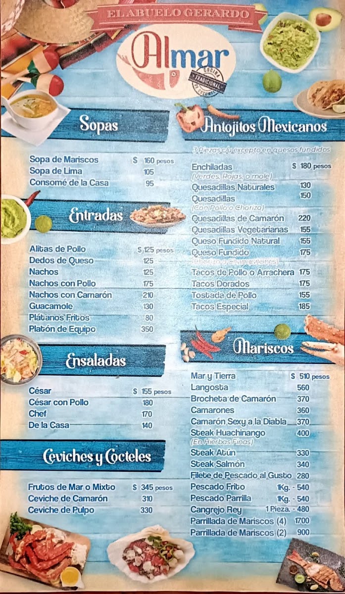 EL ABUELO GERARDO Menu - Image 1