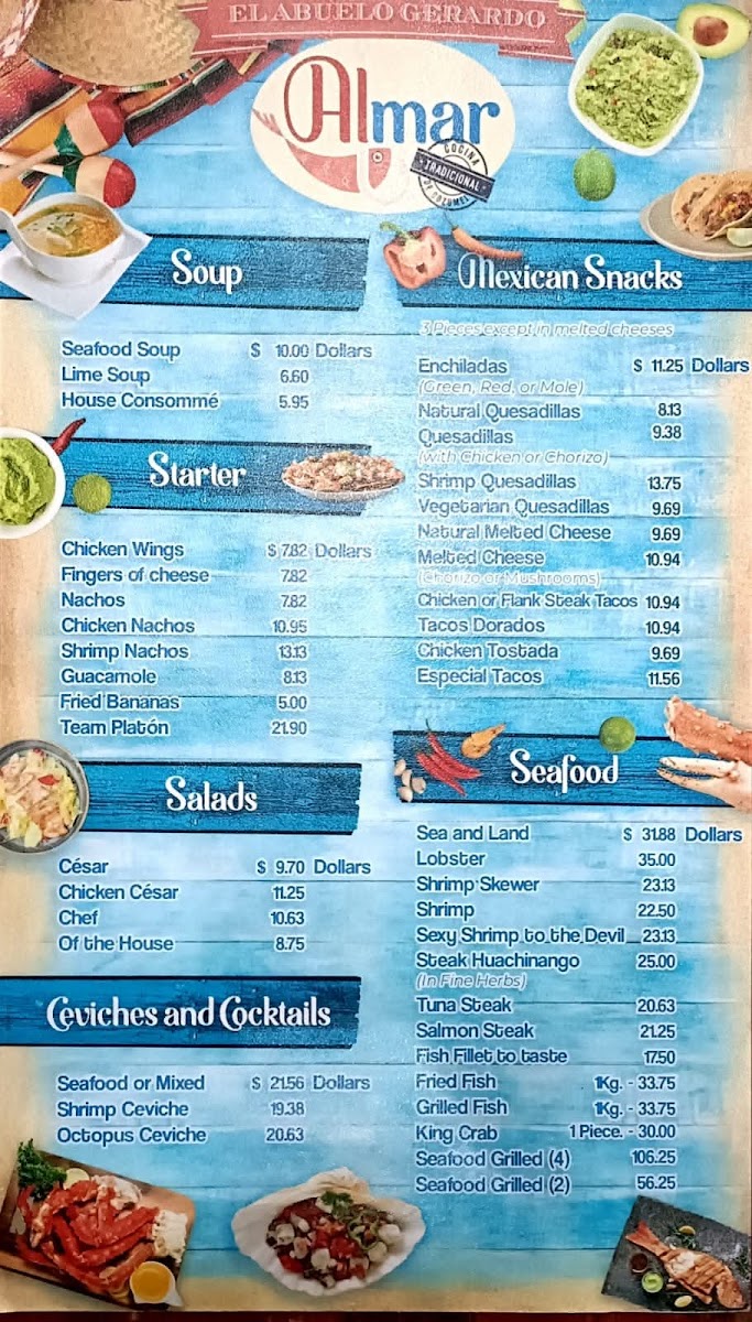 EL ABUELO GERARDO Menu - Image 4